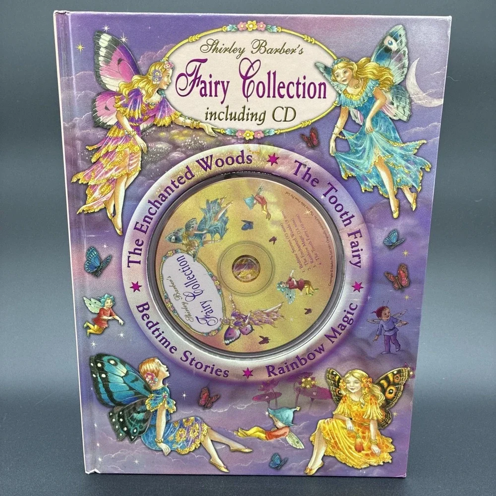 Shirley Barber's Fairy Collection Book & CD Hardcover Bedtime Stories Enchanted